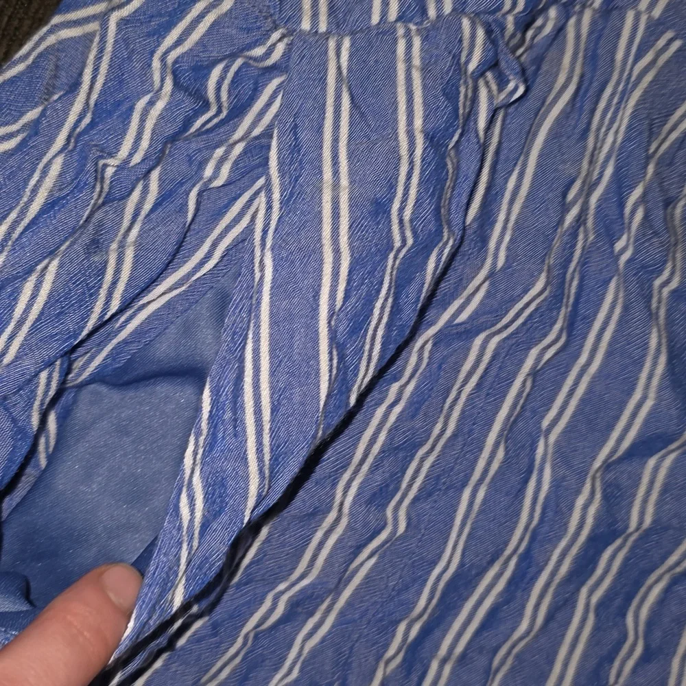 Blue and White Striped Romper LILY ROSE - Picture 4 of 7